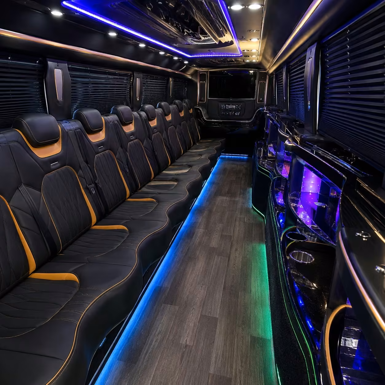 chrysler 300 limo interior